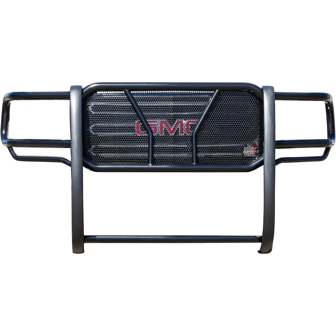 57-3795 – WESTIN Grille Guard, 1-Piece Powder Coated Black Steel 2 Inch Diameter With Brush Guard Without Skid Plate
